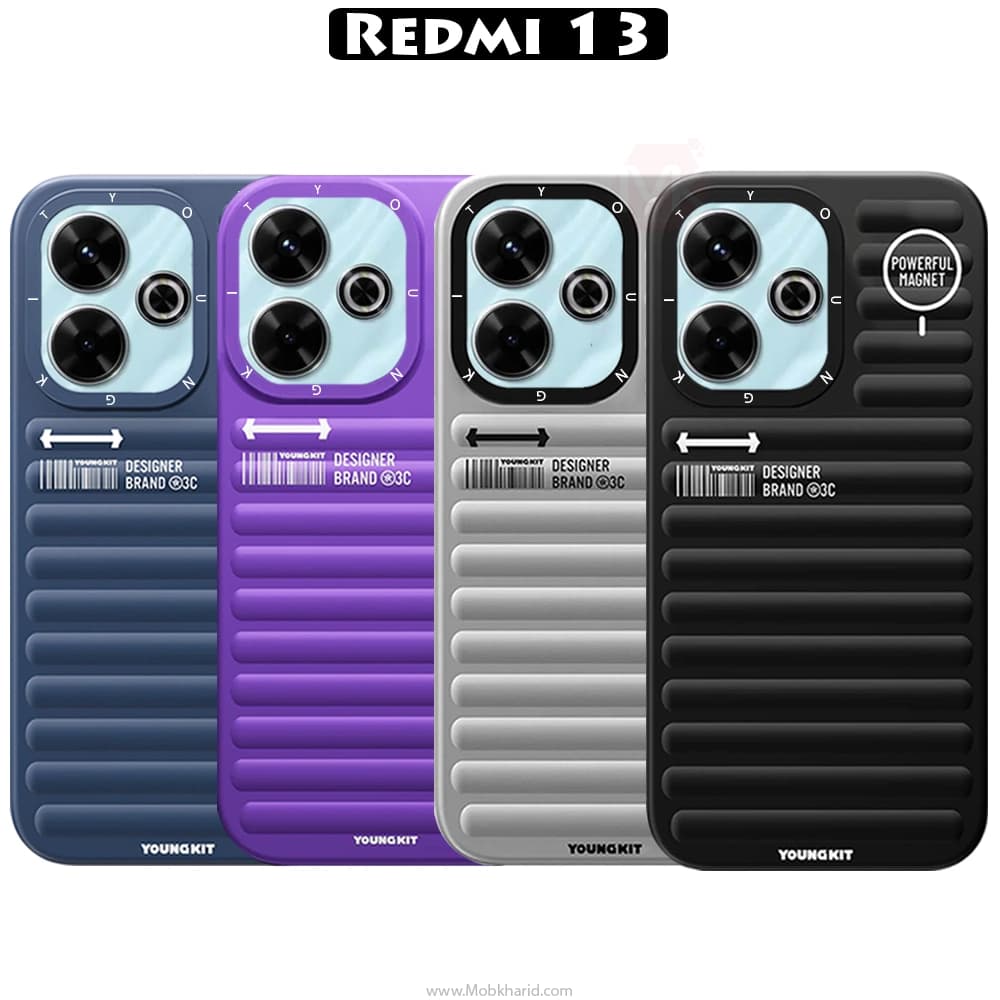 قاب محافظ شیائومی YOUNGKIT Plain Series Case | Redmi 13 4G