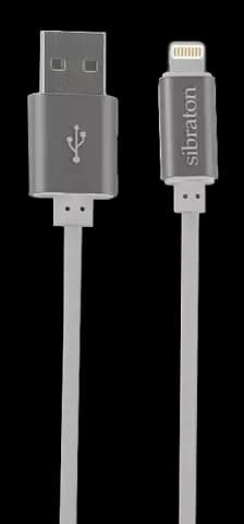 کابل شارژ 1.2 متری USB به Lightning سیبراتون مدل S232i