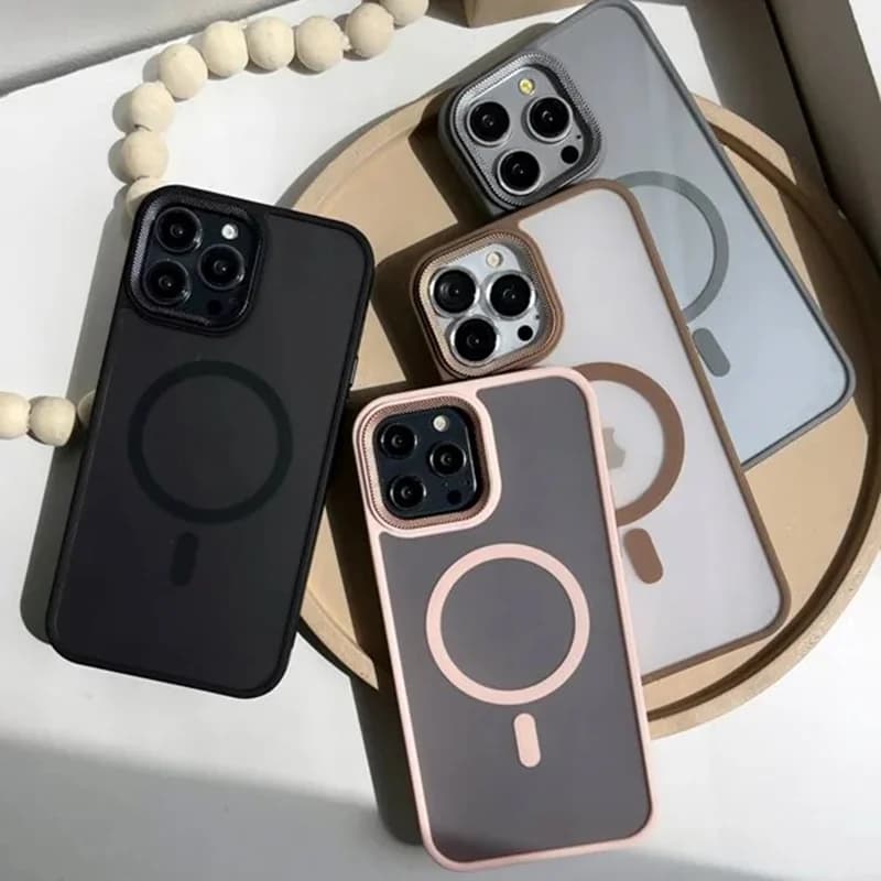 گارد گوشی آیفون مات رنگ دور لنز و دکمه ها کربن برند Q Series