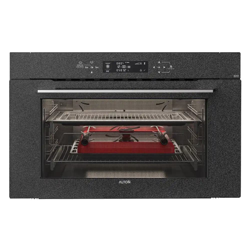 فر توکار برقی آلتون V910C مشکی اکریلی بخارپز