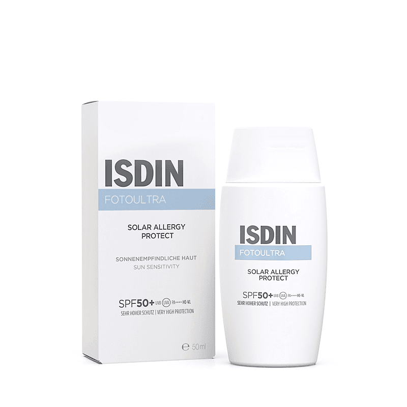 فلوئید ضد آفتاب سولار آلرژی SPF 50+ ایزدین مدل Solar Allergy