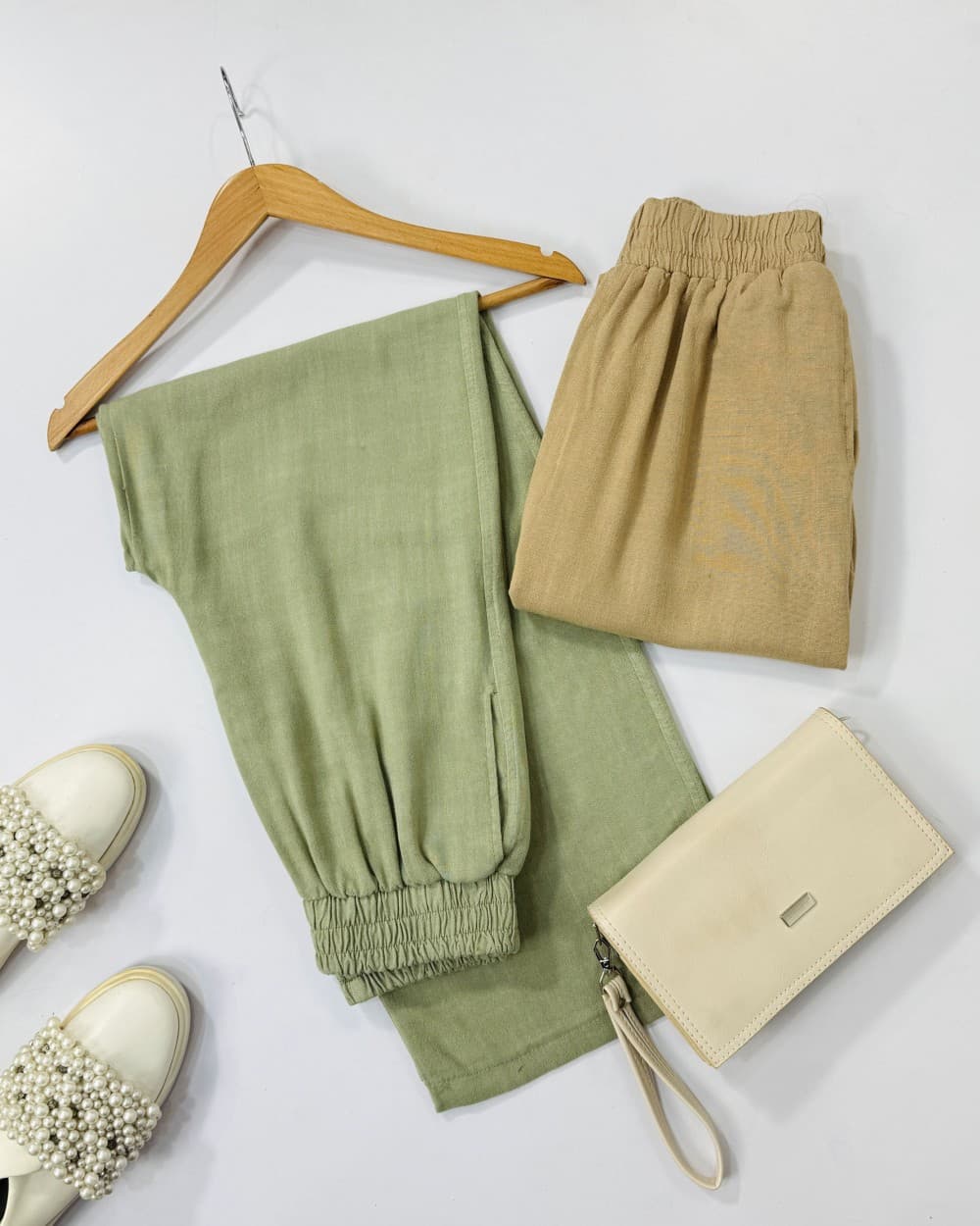 شلوار لینن اهورا _ کد 1158