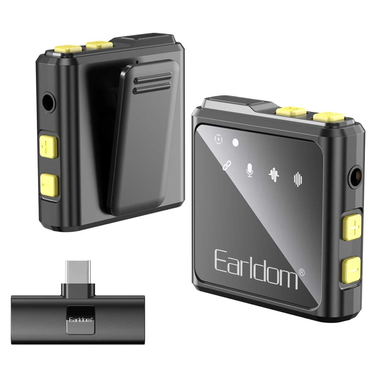 میکروفون یقهای بی سیم تایپ سی ارلدام MC10C