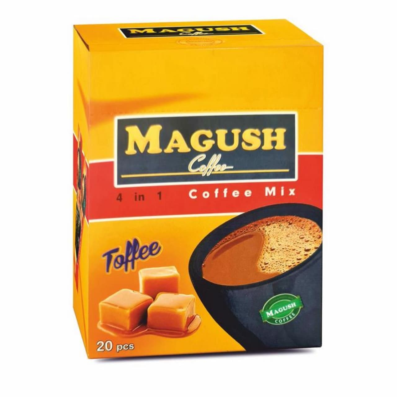 کافی میکس با طعم تافی جعبه 20 عددی ماگوش