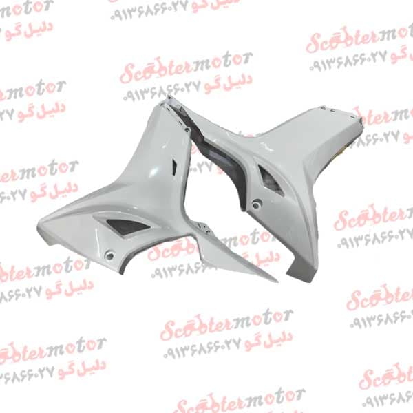 قاب (کاور) بغل انجین شرکتی tvs تی وی اس راکس سفید (جفتی)