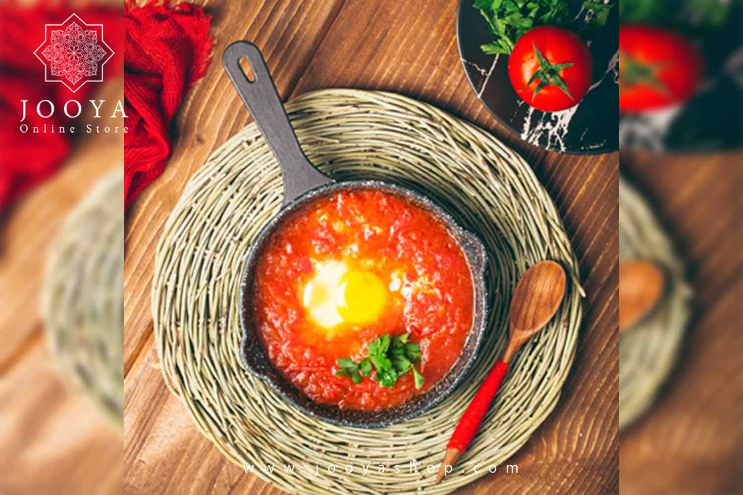 تابه چدن نالینو تک دسته سایز 18