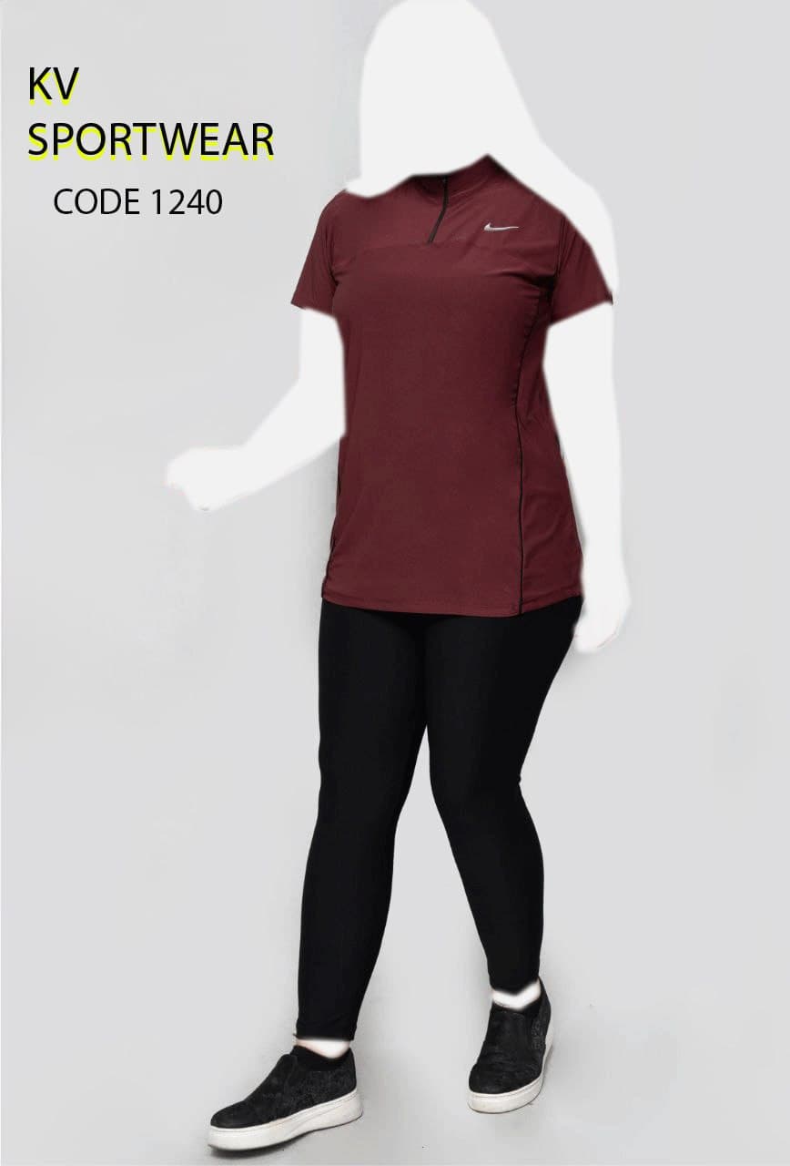 ست تیشرت لگ بیگ و فری سایز ورزشی زنانه NIKE کد 003