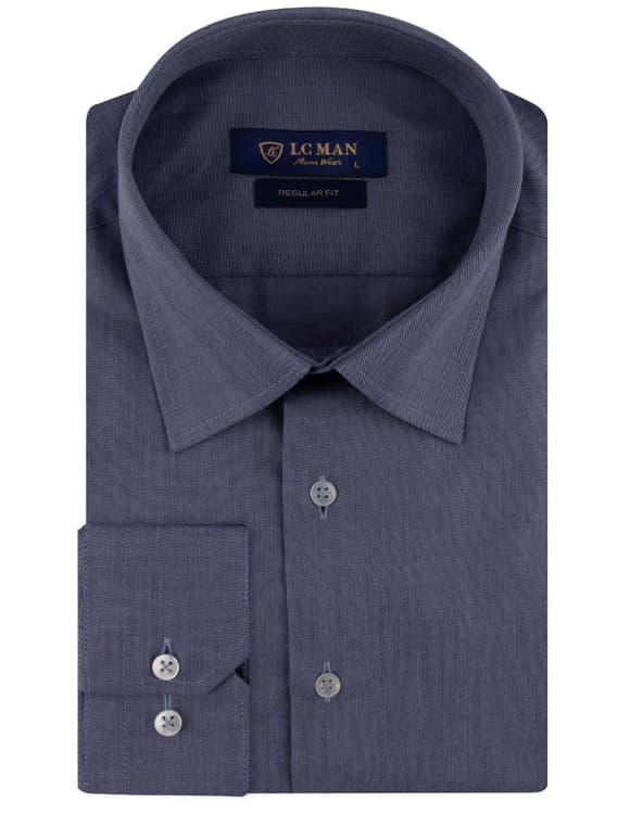 پیراهن مردانه کج راه آستین بلند ال سی من 032