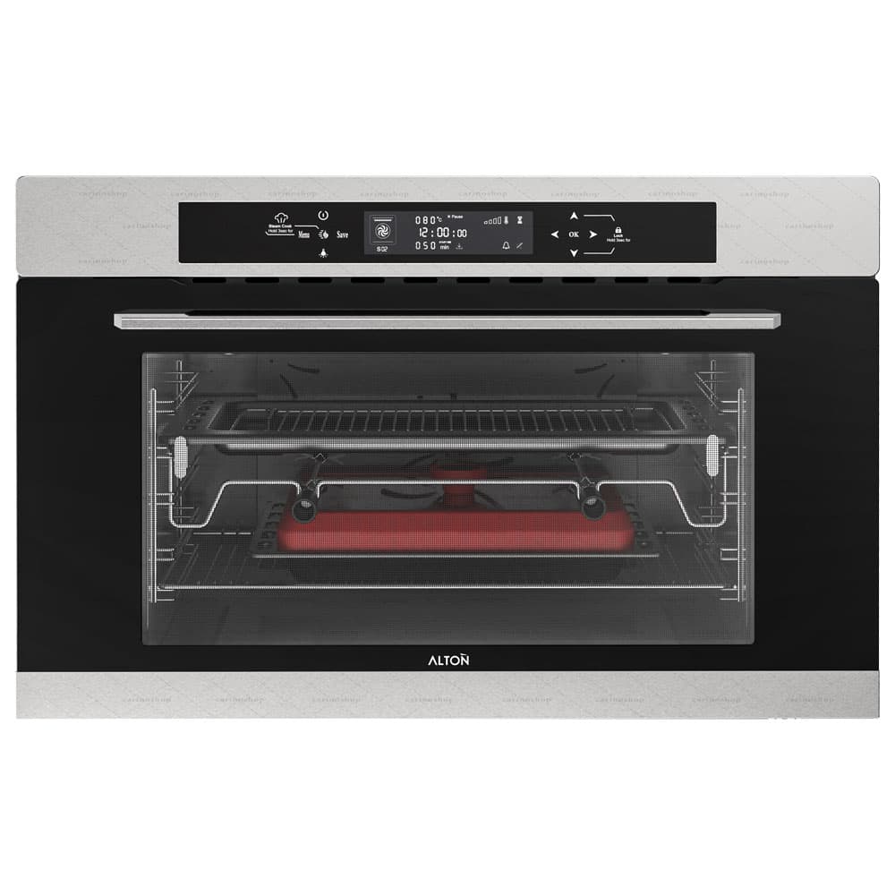 فر توکار برقی آلتون V905S مشکی استیل بخارپز