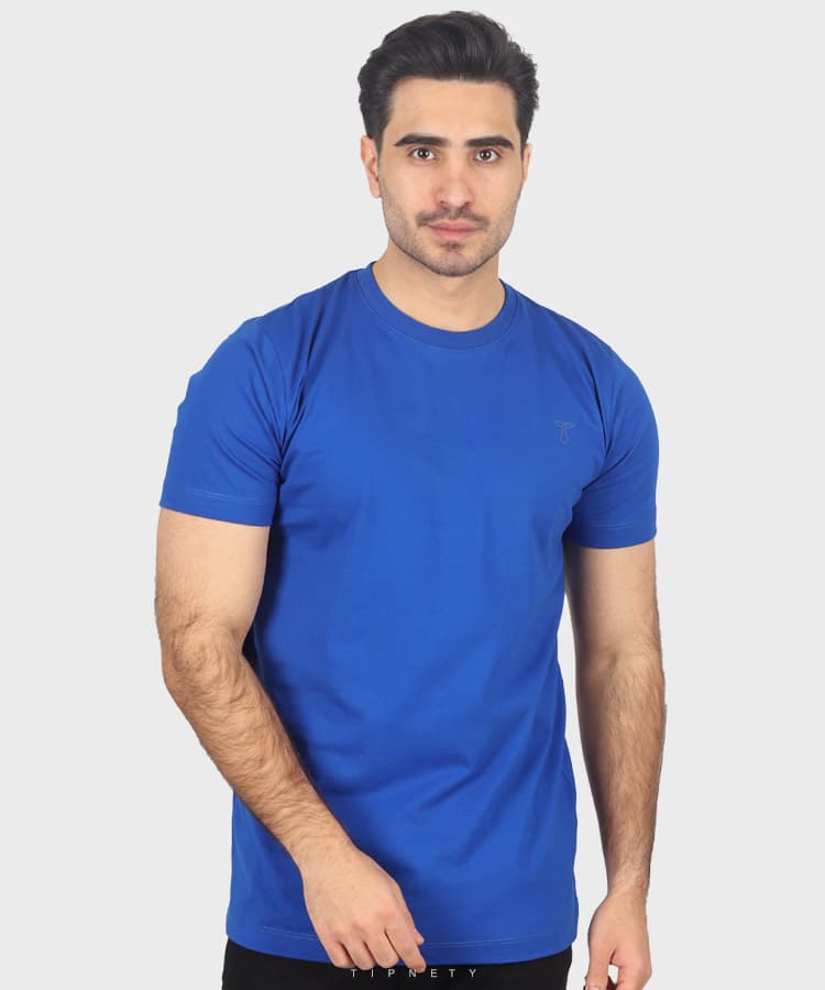تیشرت ساده کاربنی مردانه برند تیپ نتی 9124