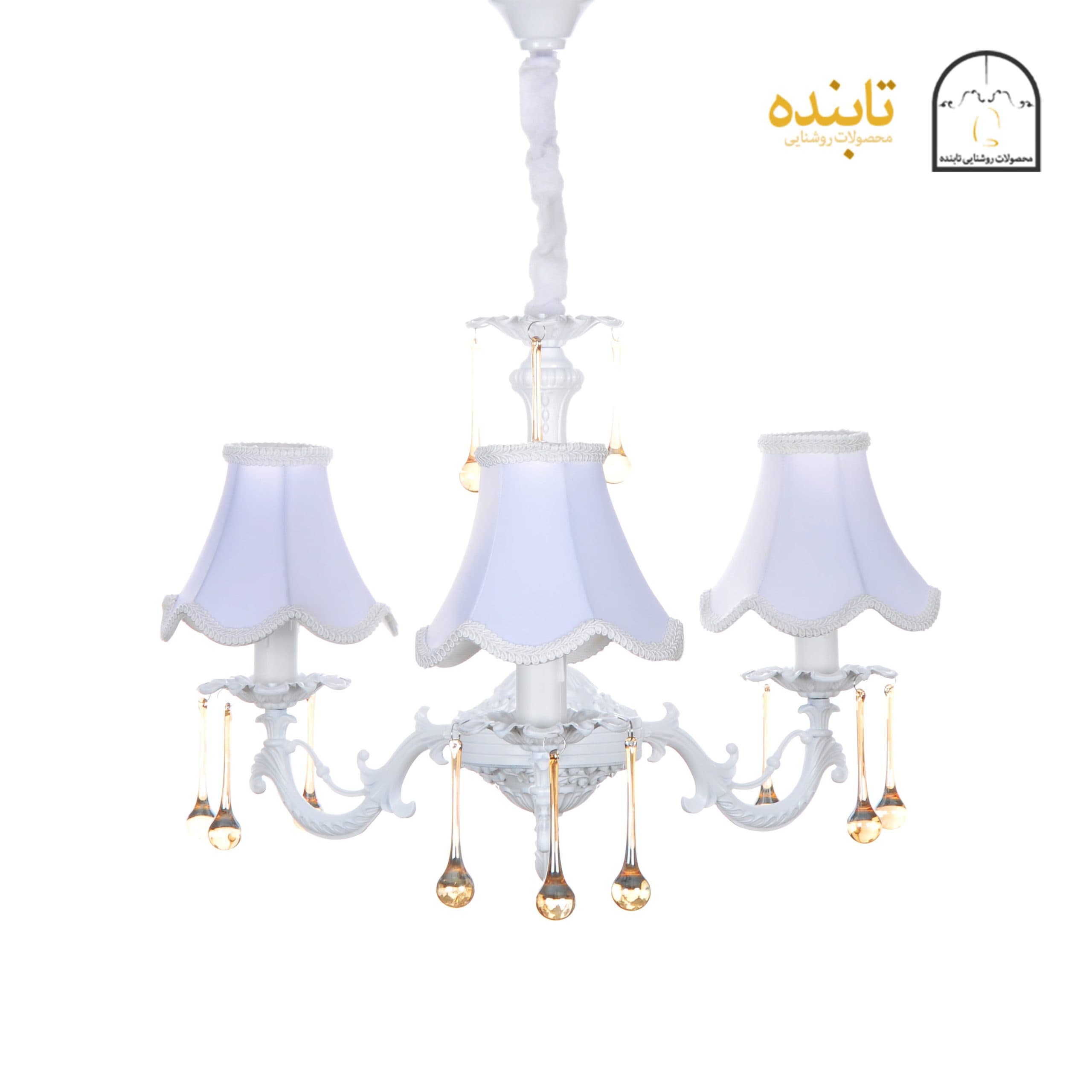 لوستر فلزی پیچک – ۳ شاخه DWS