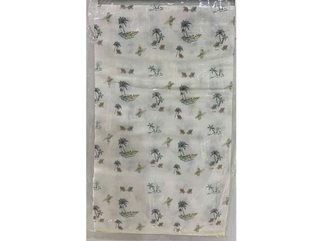 دورپیچ نخی نوزادی تابستانه طرح دار 90*110 cm بی بیبی bi baby