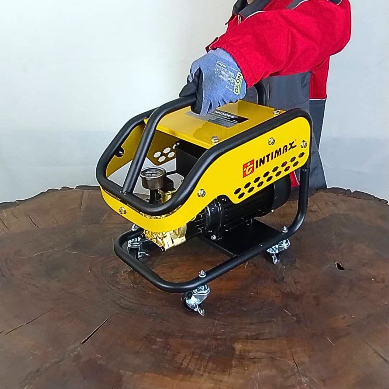 کارواش و سمپاش دینامی کالسکه ای پمپ برنجی اینتیمکس مدل 2026