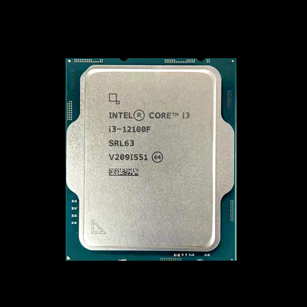 پردازنده CPU اینتل بدون باکس مدل Core i3-12100F فرکانس 3.3 گیگاهرتز