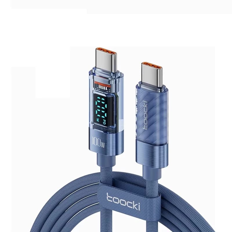 کابل دو سر تایپ سی توکی مدل 100W TQ-X36 طول 1 متر