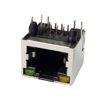 کانکتور شبکه RJ45 فلزی ساده چراغدار