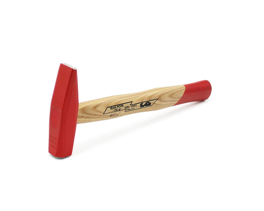 چکش 100 گرمی دسته چوبی ایران پتک