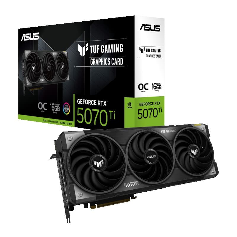 کارت گرافیک ایسوس ASUS TUF RTX 5070 Ti 16GB