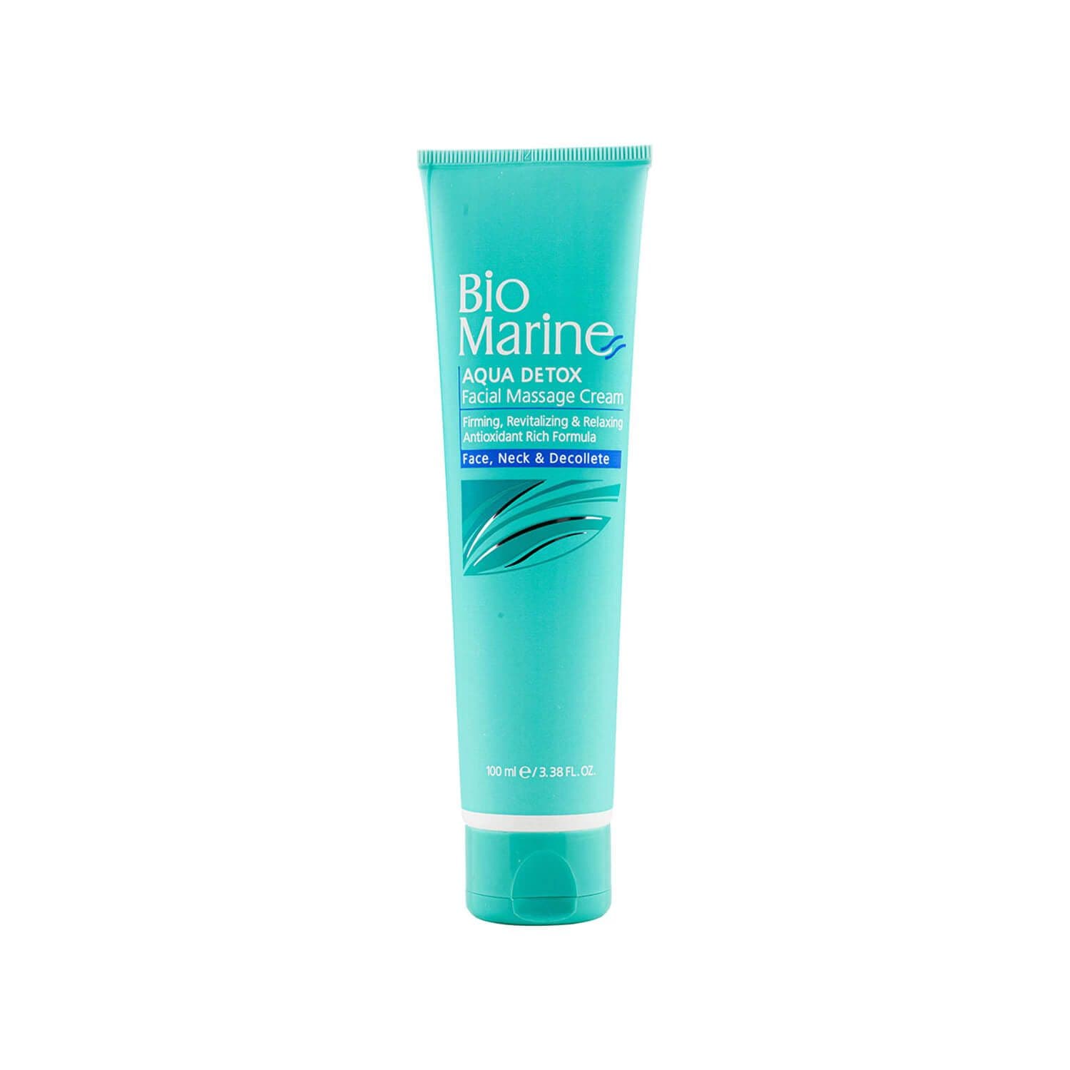کرم ماساژ صورت، گردن و ناحیه دکلته بایومارین مدل Aqua Detox حجم 100 میلی لیتر