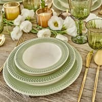 سرویس غذاخوری 12 پارچه 4 نفره بلامزون مونیکا سبز