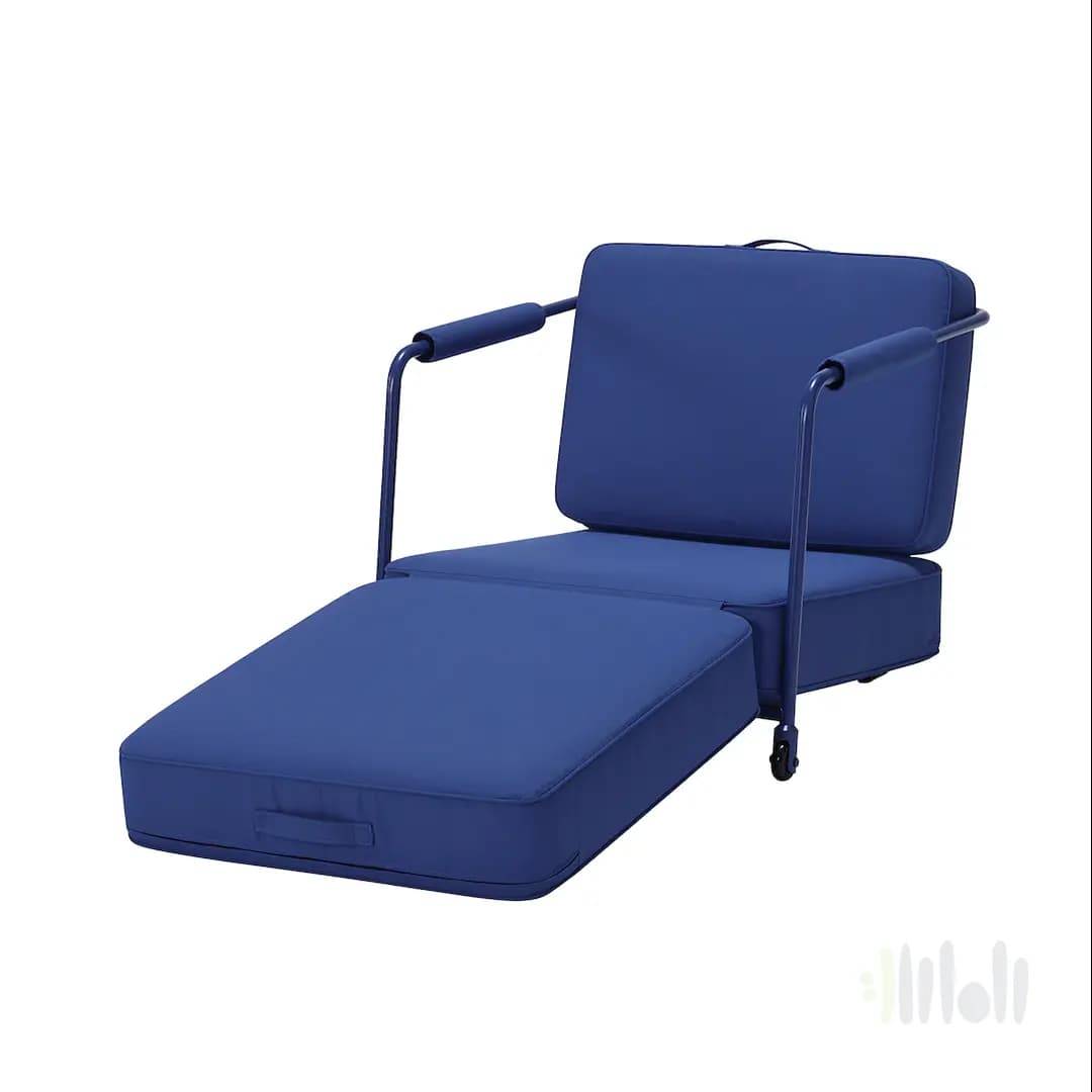 صندلی راحتی تاشو آبی ایکیا BRANNBOLL