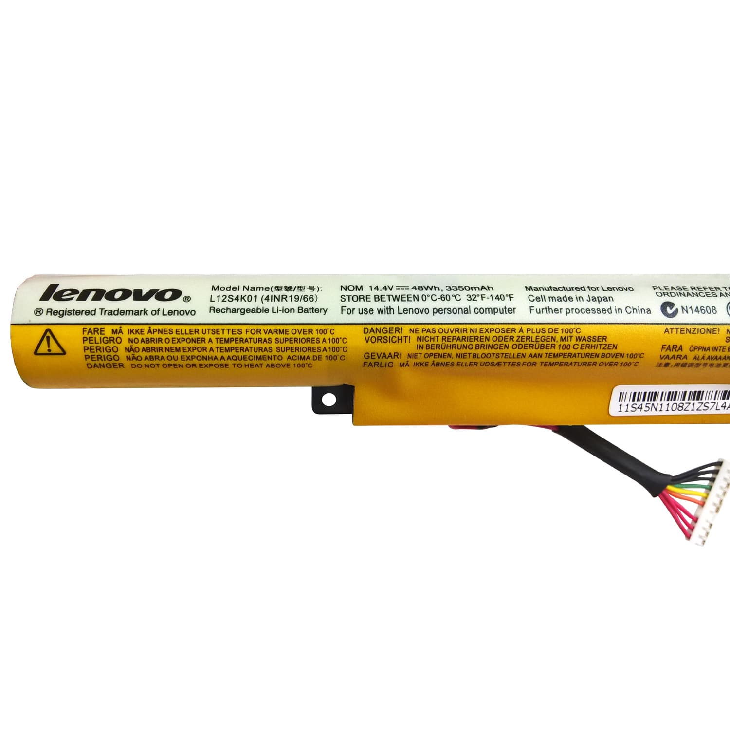 باتری اورجینال لپ تاپ لنوو Lenovo IdeaPad Z500 Z510 L12S4K01