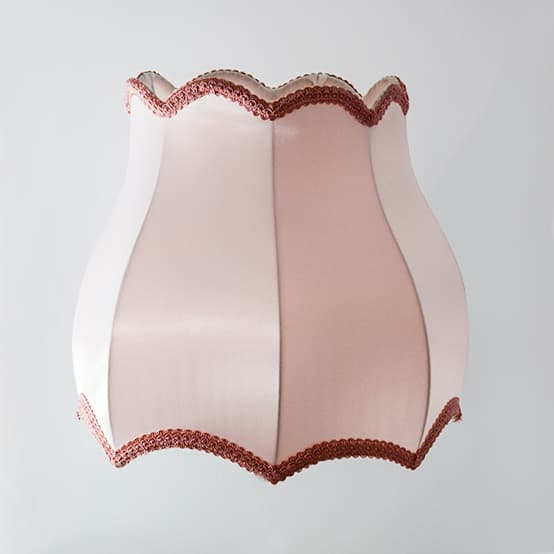 شید آباژور مدل گلابی صورتی قطر 35 cm – سرپیچ E27