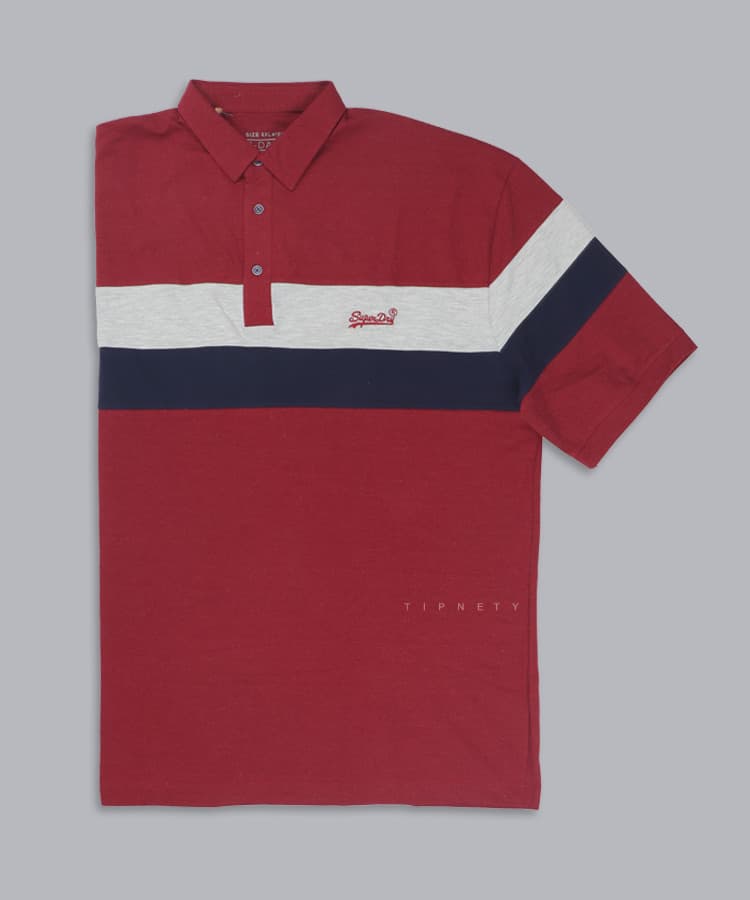 تیشرت یقه دار سایز بزرگ مردانه 5326