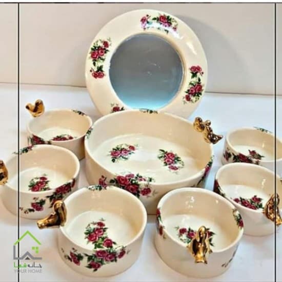 ظرف هفت سین سنتی گلدار