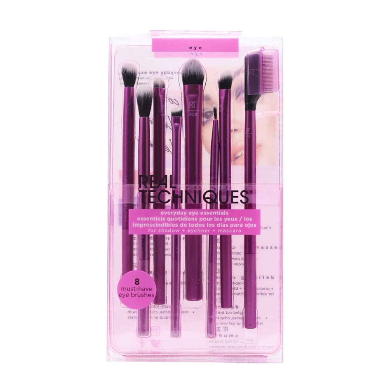 ست براش آرایش چشم 8 عددی ریل تکنیک