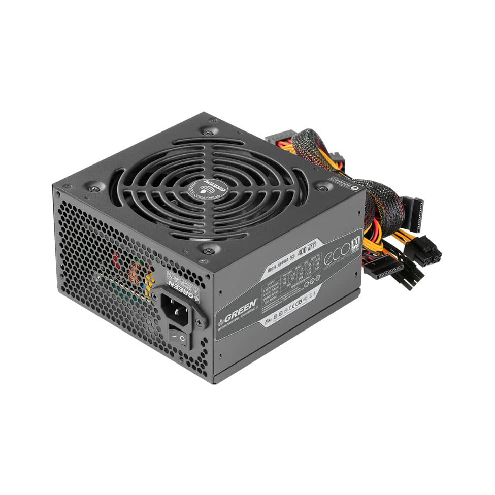 منبع تغذیه کامپیوتر گرین مدل 400 وات GP400A-ECO