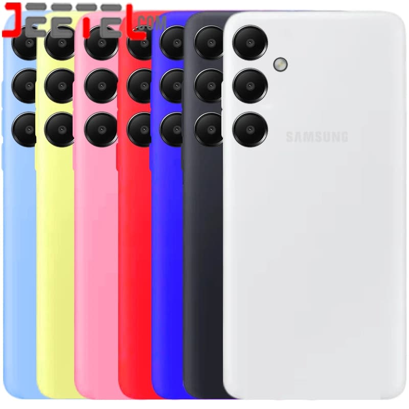 کاور سیلیکونی تک رنگ اورجینال Samsung Galaxy A55 مدل پاک کنی اصل (متریال ویتنام)