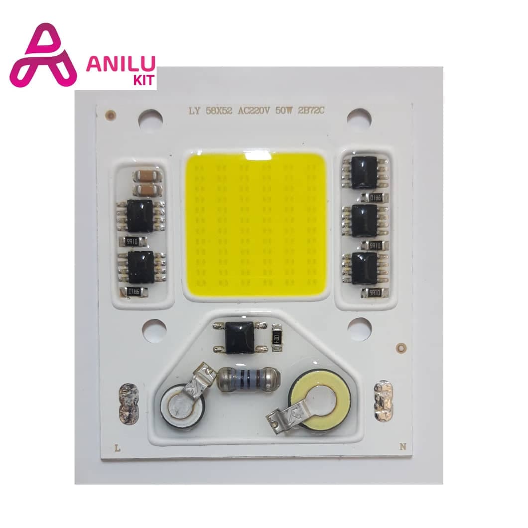 ال ای دی 50 وات 220 ولت COB سفید مهتابی برند LY
