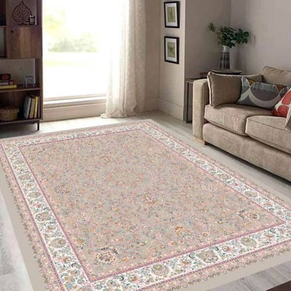 کاور فرش مخمل سنتی نگین ترمه مدل 349