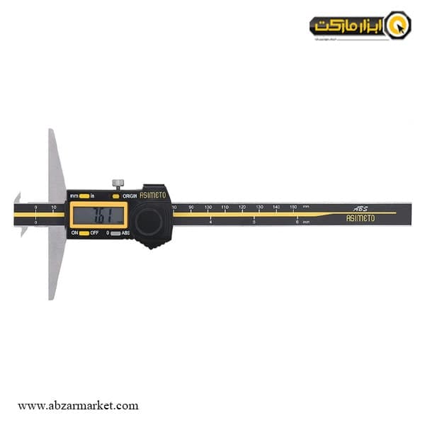 کولیس عمق سنج دیجیتال آسیمتو دو لبه 150 میلی متر مدل 7-06-323