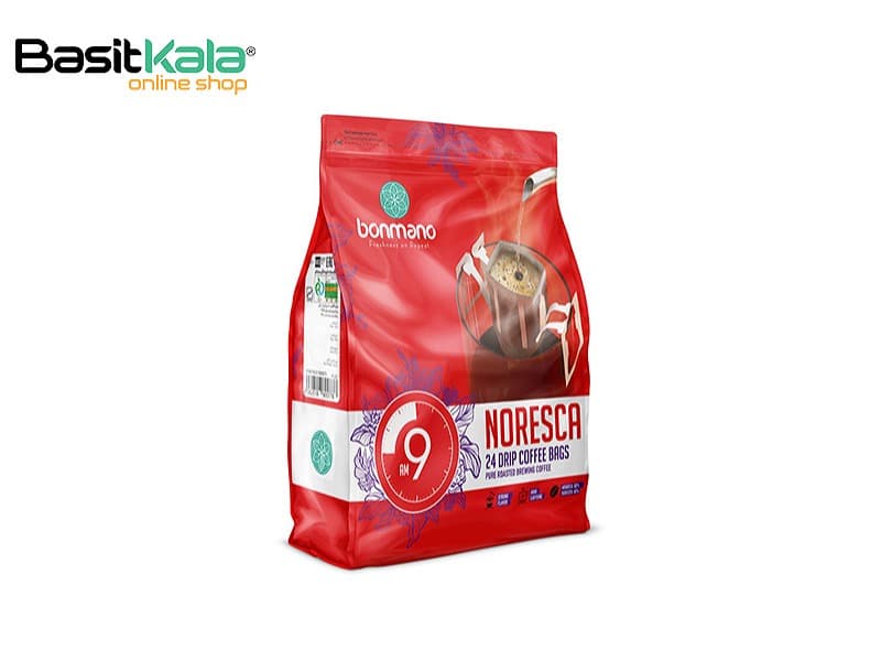 قهوه دمی چکهای نورسکا مدل 9 صبح 24 عددی بن مانو
