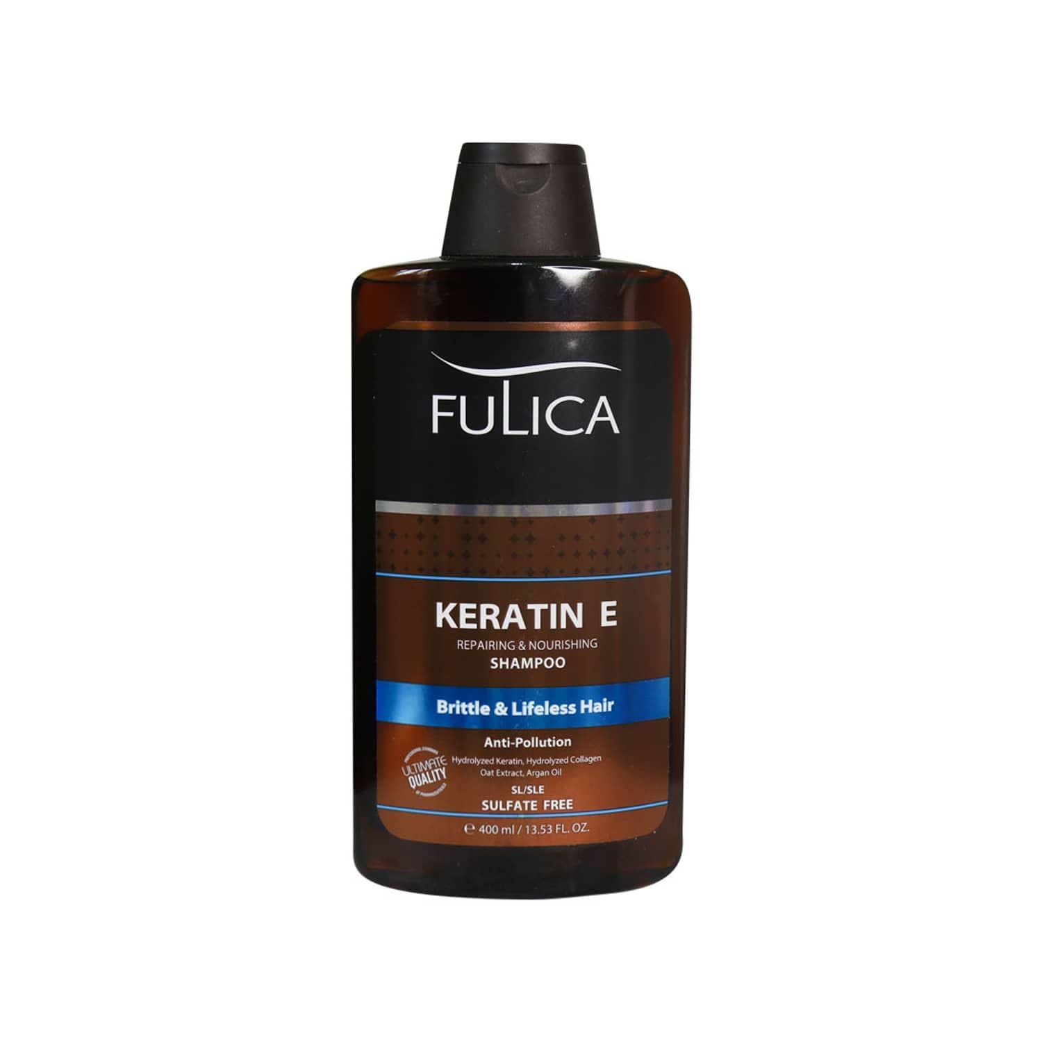 شامپو تقویت کننده و ترمیم کننده مو سر کراتین و ویتامین ایی 400 میل فولیکا