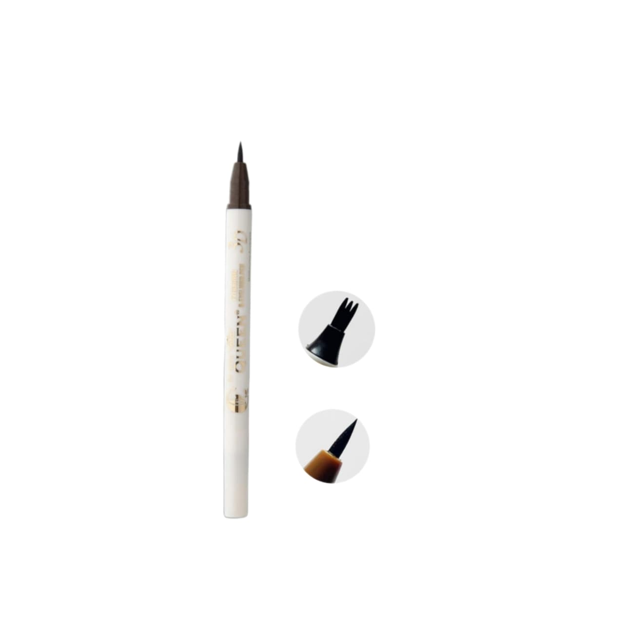 ماژیک هاشور ابرو دوسر Queen رنگ choclate color