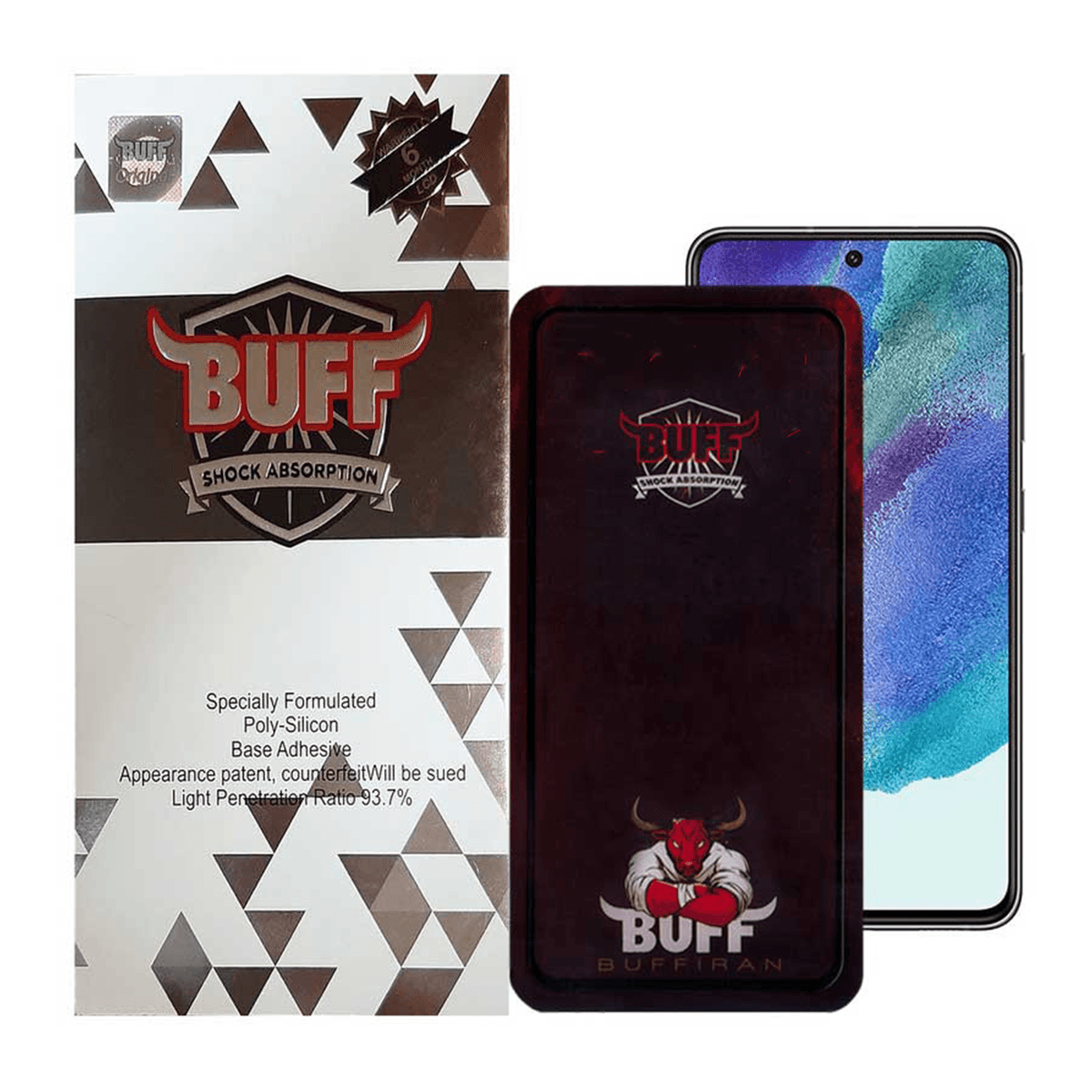 گلس گوشی سامسونگ Galaxy S21 FE 5G بوف مدل Muscle-Bull-G