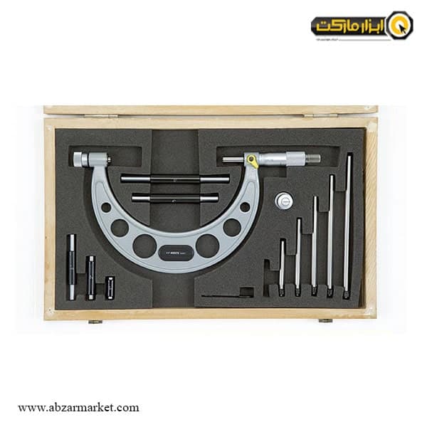 میکرومتر آسیمتو میله ای 100-0 خارج سر تعویض شو مدل 6-04-111