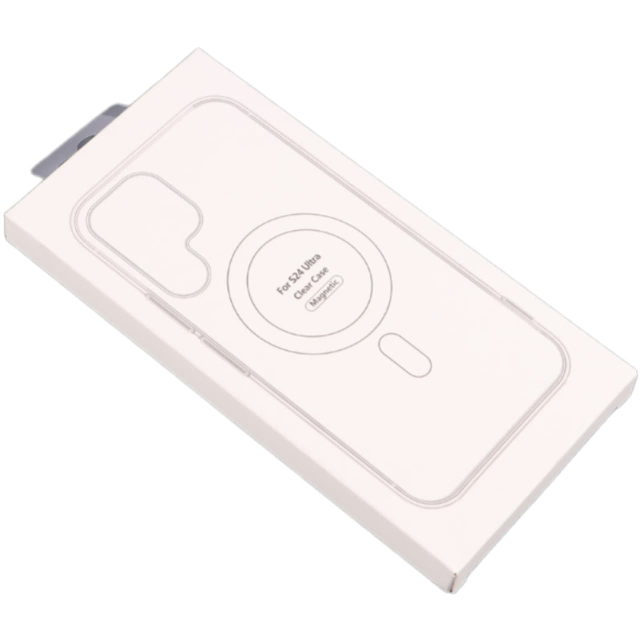 کاور مدل Clear Case Magnetic Mag Safe مناسب برای گوشی موبایل سامسونگ Galaxy S24 Ultra