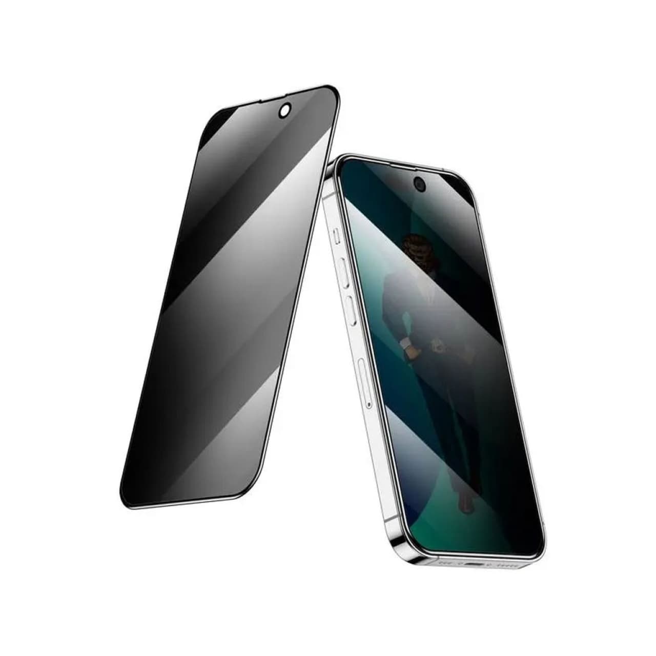 گلس حریم شخصی آیفون 14 پلاس گرین Green iPhone 14 Plus 3D Elegant Privacy Glass