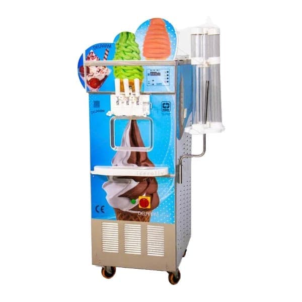 دستگاه بستنی ساز سه فاز نیکنام مدل پمپی 1.5 اسب