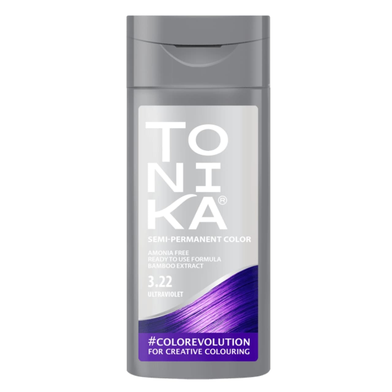 شامپو رنگ تونیکا شماره 3.22 رنگ بنفش ULTRAVIOLET | حجم 150 میل