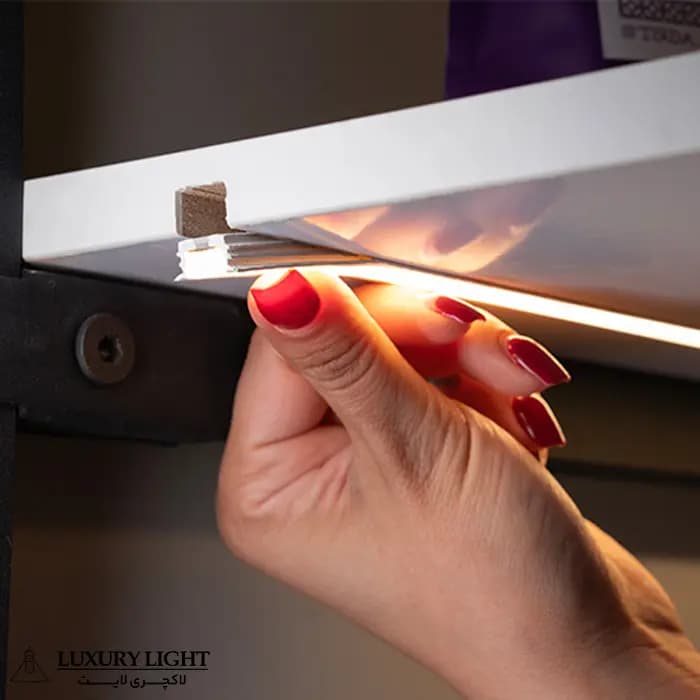 ریسه نئون فلکس سیلیکونی توکار لوپ لایت ۲۴ ولت تراکم ۲۸۰