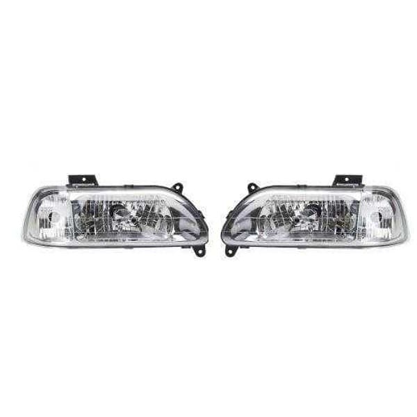 چراغ جلو پراید 131 سمت چپ و راست برند مدرن بدون موتور