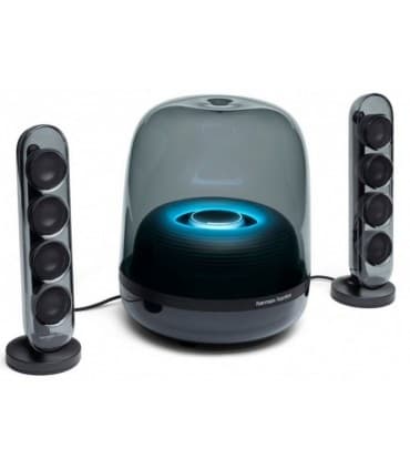 اسپیکر بلوتوثی هارمن کاردن مدل Harman Kardon SoundSticks 4 (رنگ مشکی)