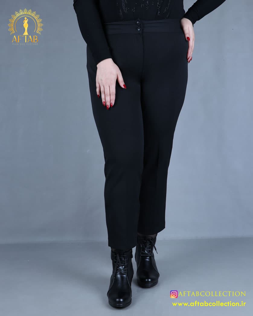 شلوار گاباردین قد 90 سایزبزرگ 3556