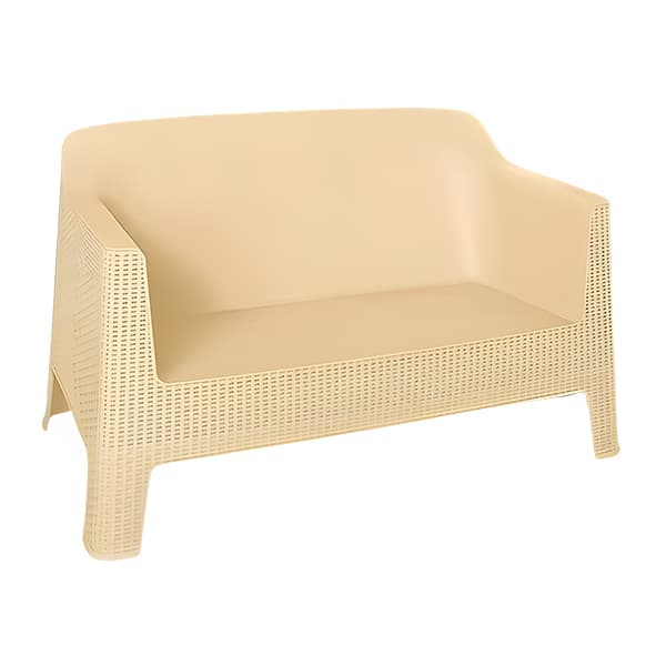 کاناپه دو نفره حصیر بافت ناصر پلاستیک مدل 892