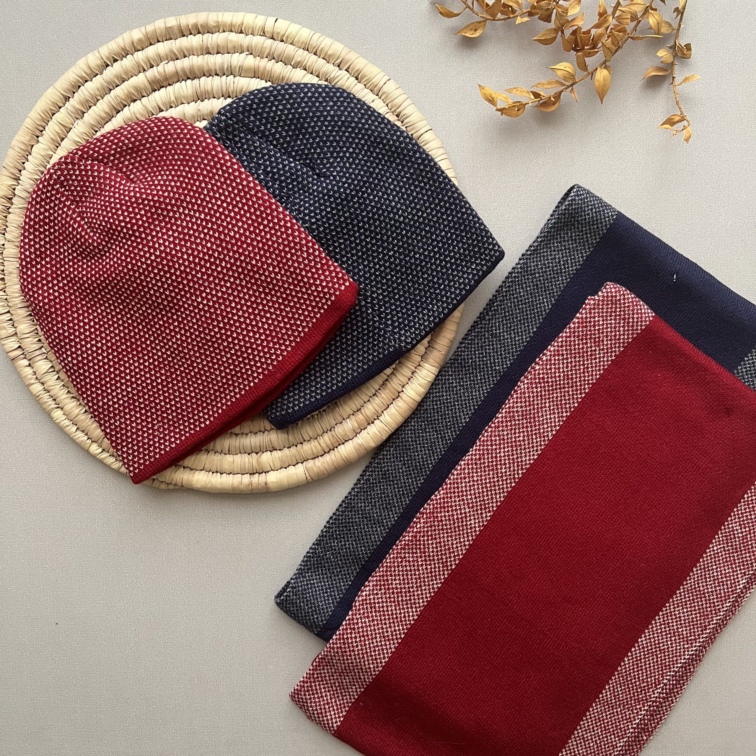 شال و کلاه خالدار